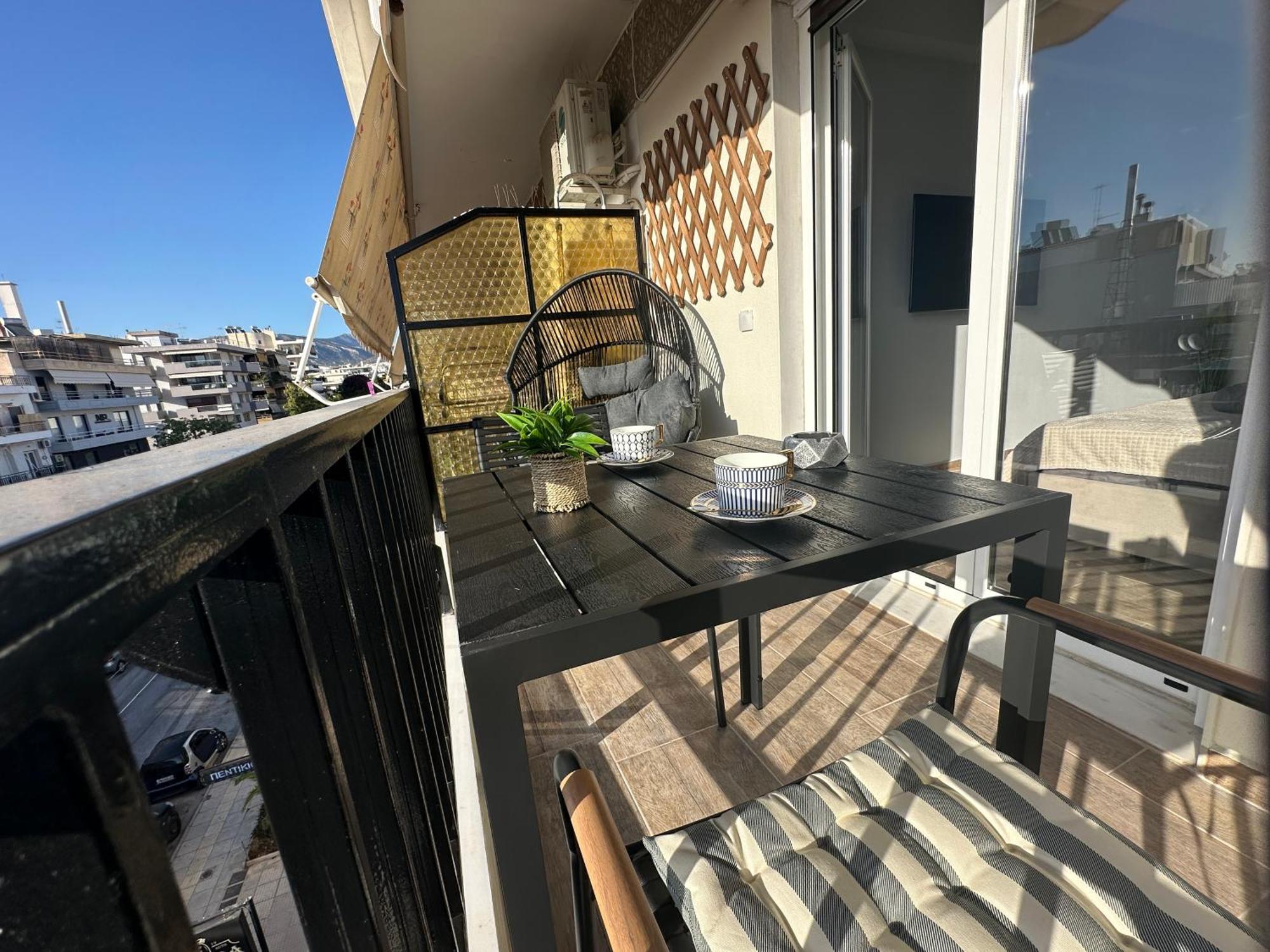 Glyfada Sunset Seaview Cozy Apartment A Athen Exterior foto
